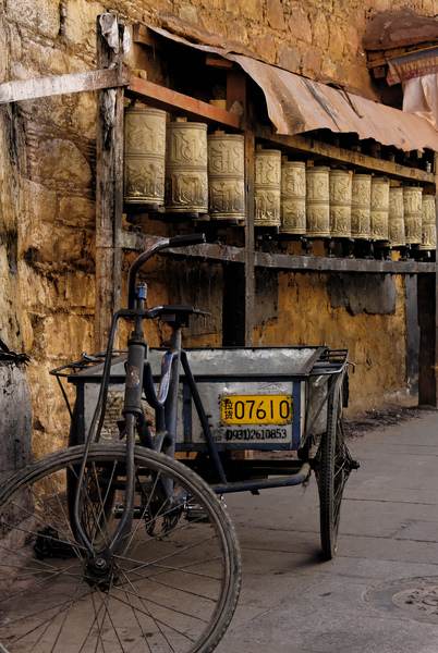 Barkhor Street Prayer Wheels